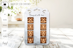 Animal Stud Earrings | Laser Cut Earrings Product Image 1