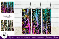 Animal Print Pattern Tumbler Wraps | Animal Tumbler Designs Product Image 1