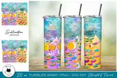 Funny Animal Tumbler Design | Owl Tumbler Wrap Product Image 1