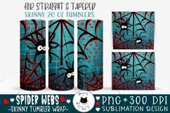 Spider Tumbler Sublimation | Funny Halloween Tumbler Wrap Product Image 1