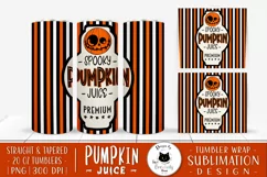 Funny Halloween Drink Label | Pumpkin Tumbler Design Product Image 1