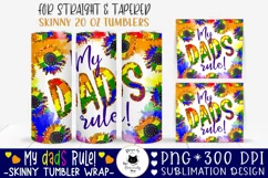 My Dads Pride Tumbler Wrap | LGBTQ Tumbler Design Product Image 1