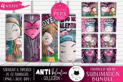 Funny Anti Valentine Tumbler Designs Product Image 1