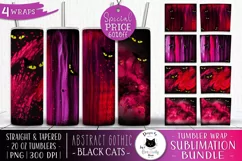 Abstract Gothic Tumbler Designs | Halloween Tumbler Wraps Product Image 1
