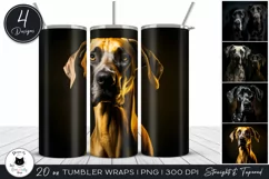 Great Dane Dog Tumbler Designs | Dog Breed Sublimation Product Image 1
