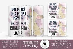 Chihuahua Dog Tumbler Design | Dog Tumbler Wrap Product Image 1