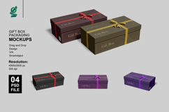 Gift Box Packaging Mockups Product Image 1