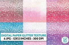 Digital Paper Glitter Texture Product Image 1