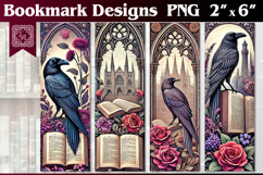 Gothic Printable Bookmark 4 PNG Product Image 1