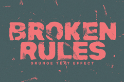 Grunge Ink Bleed Text Effect Product Image 1