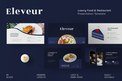 Eleveur - Luxury Food &amp; Restaurant Google Slides Product Image 1
