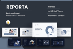 Reporta - Business Report Google Slides Template Product Image 1