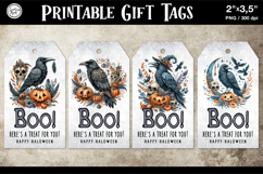 Halloween Gift Tags| Raven | PNG Product Image 1
