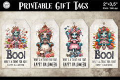 Halloween Gift Tags| Zombie Doll | PNG Product Image 1