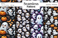 Halloween digital papers. Autumn Seamless pattern Product Image 1