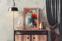 Wooden Picture Frame In Interior Mockup Product Image 1