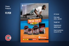 Gym &amp; Fitness Product Flyer Template Product Image 1