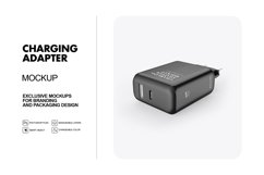 Glossy Charging Adapter Mockup Product Image 1