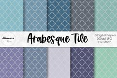 Arabesque Tile Digital Papers Product Image 1