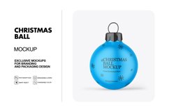 Matte Christmas Ball Mockup Product Image 1