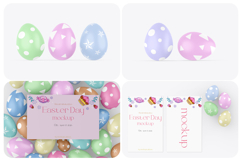 Easter Day Eggs &amp; Greeting Card Mockups Set Product Image 1