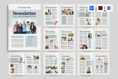 Newsletter Template | Canva, MS Word, InDesign Product Image 1