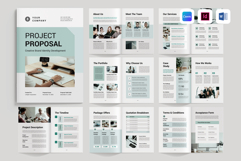 Proposal Template | Canva, MS Word, InDesign Product Image 1