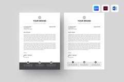 Letterhead Template | Canva, MS Word, InDesign Product Image 1