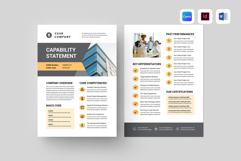 Capability Statement Layout Product Image 1
