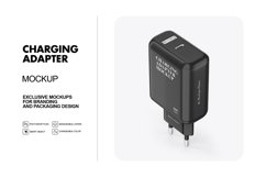Glossy Charging Adapter Mockup Product Image 1