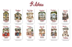 Kitchen Towel Sublimation Bundle, Christmas Sublimation Product Image 2