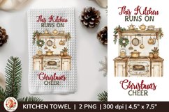 Kitchen Towel Sublimation, Christmas Sublimation, Dish Towel Product Image 1