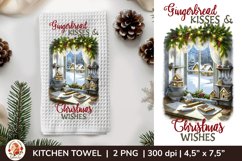 Kitchen Towel Sublimation, Christmas Sublimation, Dish Towel Product Image 1