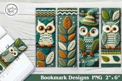 Knitted Bookmarks Printable Bookmark 4 PNG Product Image 1