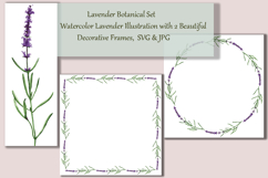 Botanical Lavender Set, SVG &amp; JPG Product Image 1