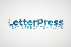 Letterpress Text Effect Template Product Image 1