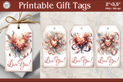 Valentines Gift Tags | PNG Sublimation Product Image 1