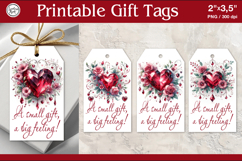 Valentines Gift Tags | PNG Sublimation Product Image 1
