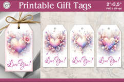 Valentines Gift Tags | PNG Sublimation Product Image 1