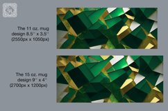 3D Mosaic mug PNG sublimation. 11 &amp; 15 oz mug wrap Product Image 2
