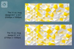 3D Mosaic mug PNG sublimation. 11 &amp; 15 oz mug wrap Product Image 2