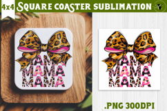 Square Coaster | Mothers Day | Flowers, Mom Product Image 1