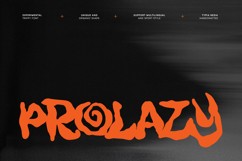 Prolazy - Experimental Irregular Graffiti Font Product Image 1
