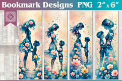 Mother &amp; Baby Printable Bookmark 4 PNG Product Image 1