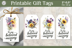 Mother's Day Gift Tags | PNG Sublimation Product Image 1
