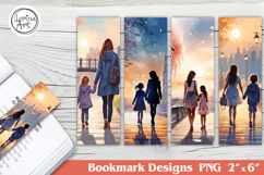Mother's Love Printable Bookmark 4 PNG Product Image 1