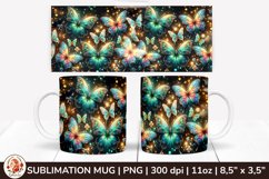 3D Mug, Coffee Mug Buterfly, Spring Mug, 11 oz mug, Product Image 1