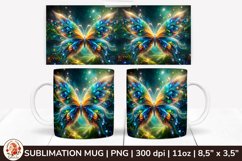 3D Mug, Coffee Mug Butterfly, Spring Mug, 11 oz mug Product Image 1