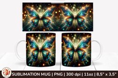 3D Mug, Coffee Mug Butterfly, Spring Mug, 11 oz mug, Product Image 1