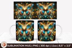 3D Mug, Coffee Mug Butterfly, Spring Mug, 11 oz mug, Product Image 1